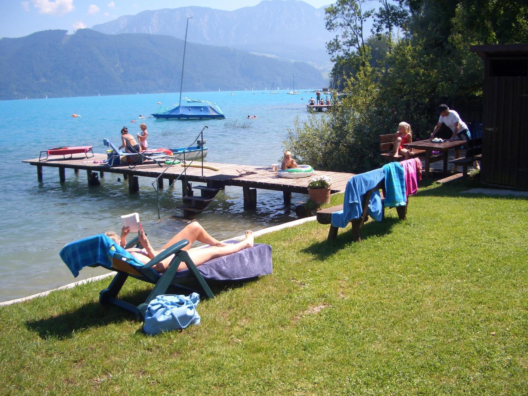 Hotel Schoenberger Nussdorf am Attersee Esterno foto